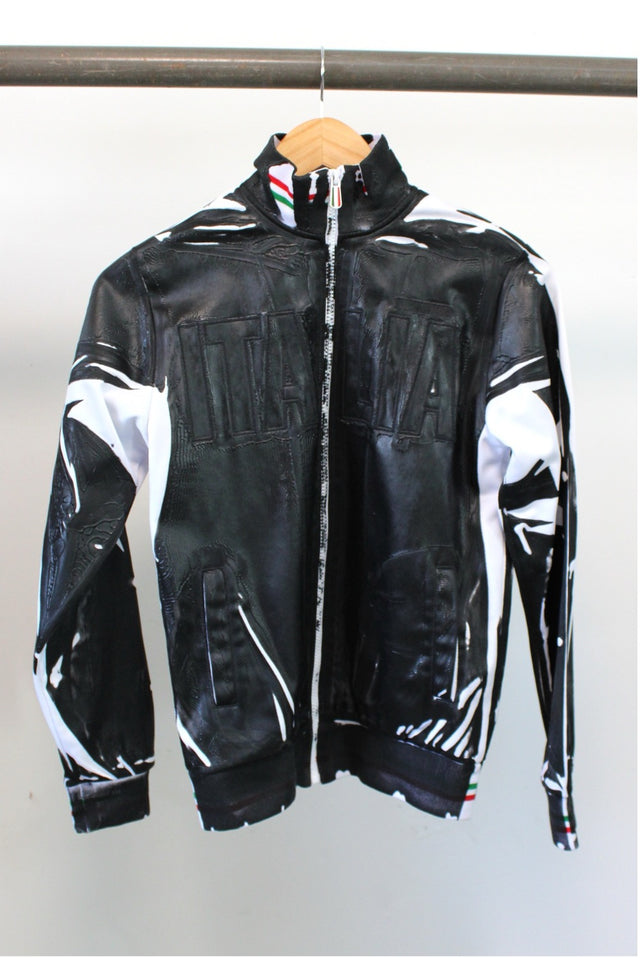 Simon Ungless - ITALIA Bomber with Roadkill Print