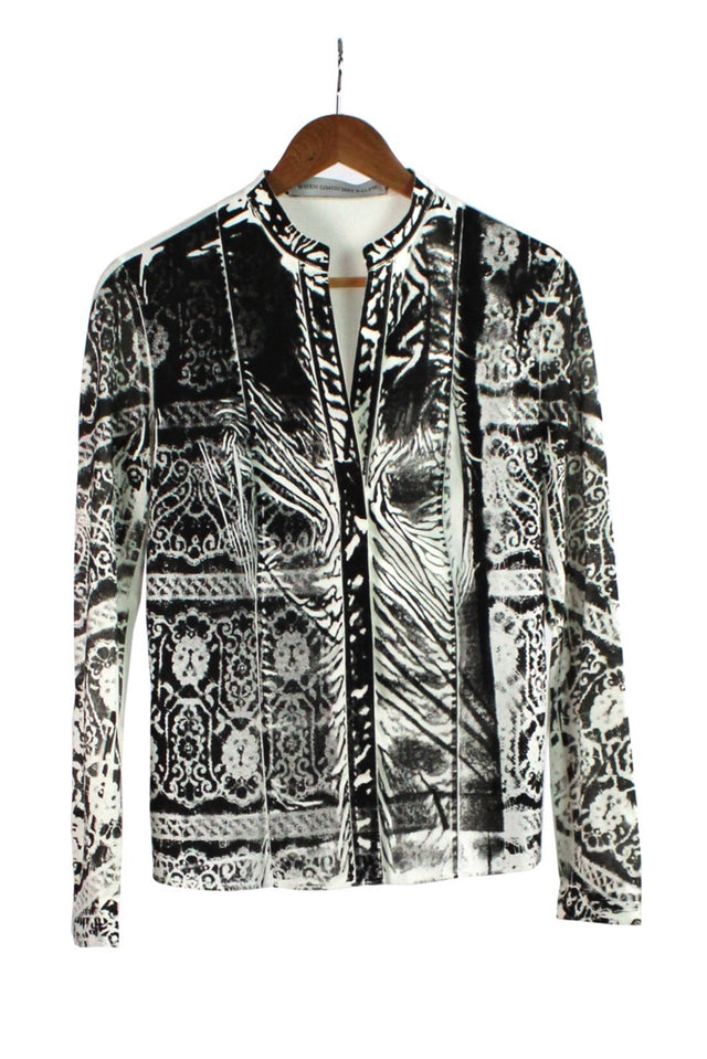 Simon Ungless - Cotton Blouse Lace Roadkill Print