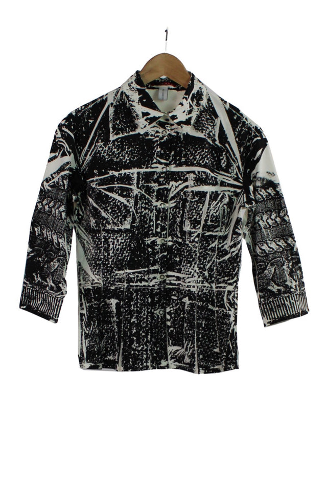 Simon Ungless - Vintage Prada Blouse Chanel Jacket Roadkill Print