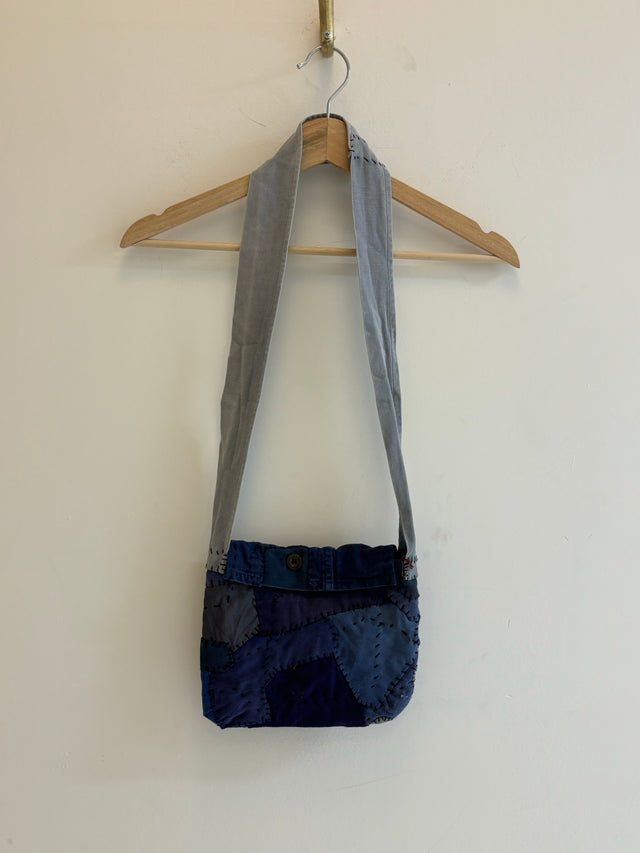 Mitsugu Sasaki - Pathchwork Black Small Bag