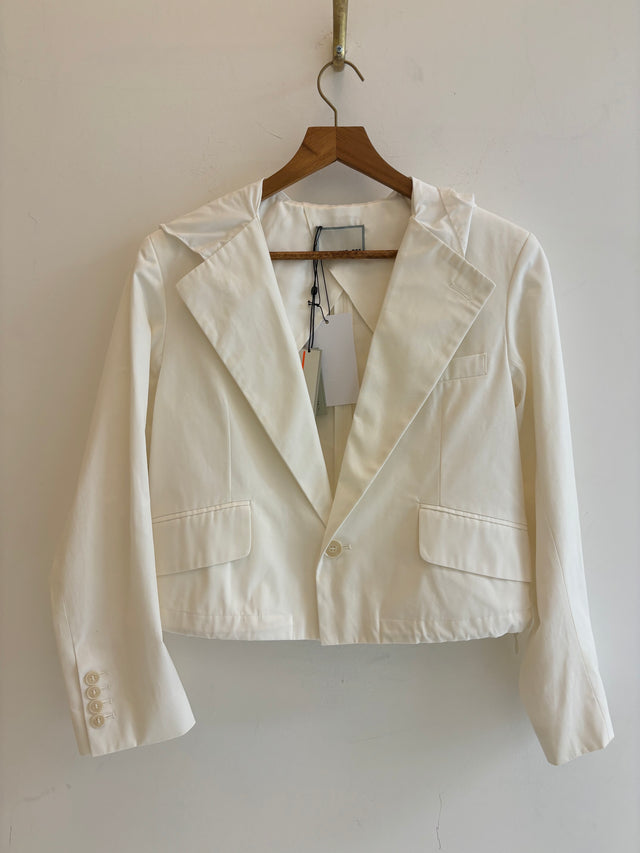 We-Ar4 - The Cropped Hooded Blazer