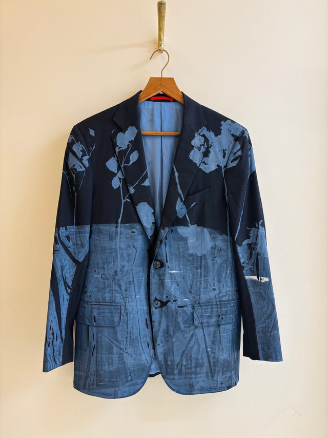 Simon Ungless - Tuxedo Jacket with Rothko Floral Print