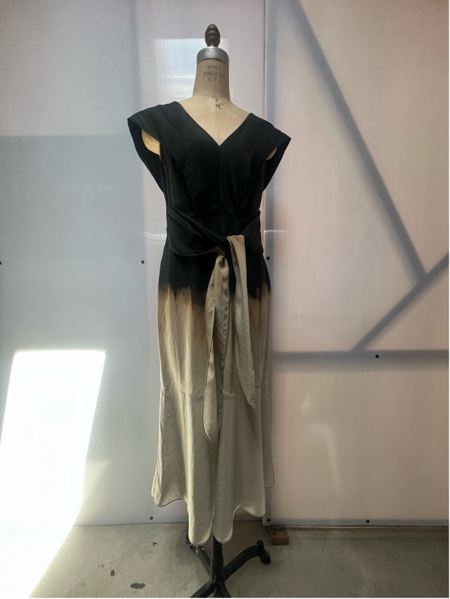 Simon Ungless - Fade Wrap Belt Dress