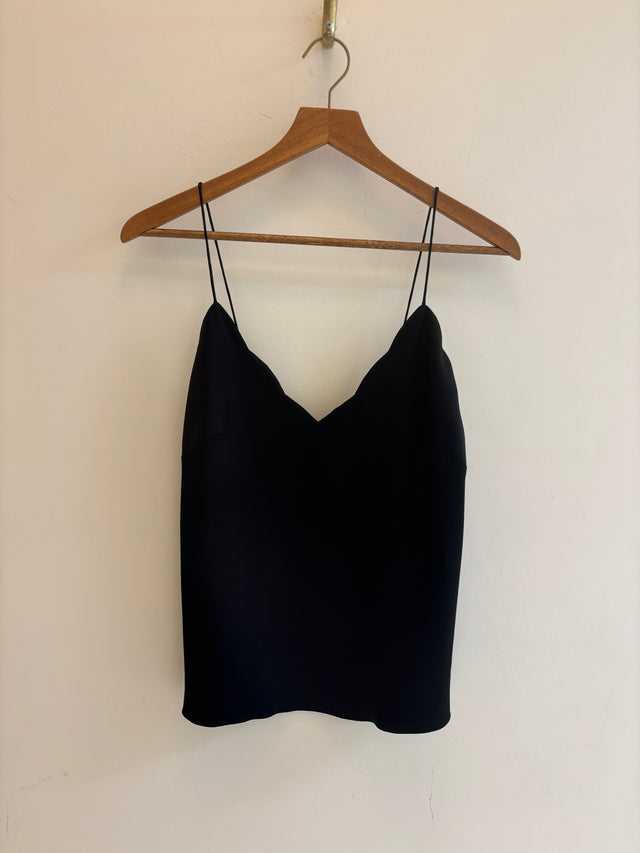 Chloe x Atelier Jolie - Scalloped Silk Cami