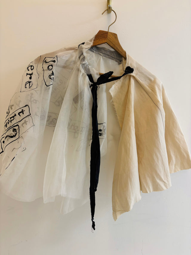 Valerj Pobega - Silk & Linen Cape