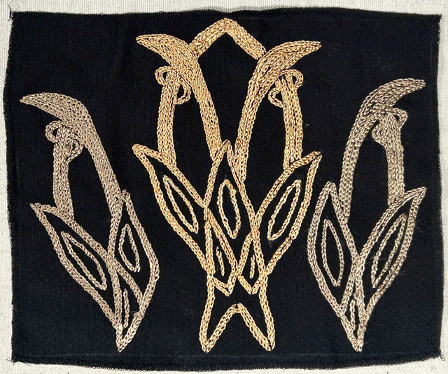 Zarif - Large Tulip Trio Motif Patch